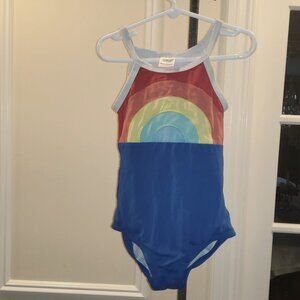 HANNA ANDERSSON Rainbow Colorful Swimsuit.